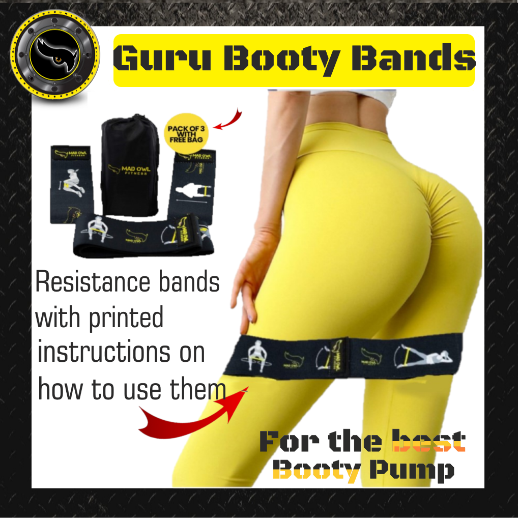 Guru Booty Bands - Mad Owl Fitness Gear